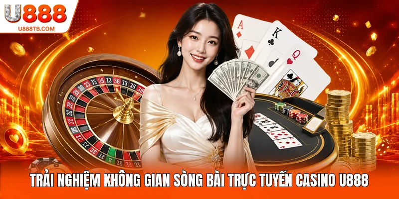 Trải nghiệm không gian sòng bài trực tuyến Casino U888