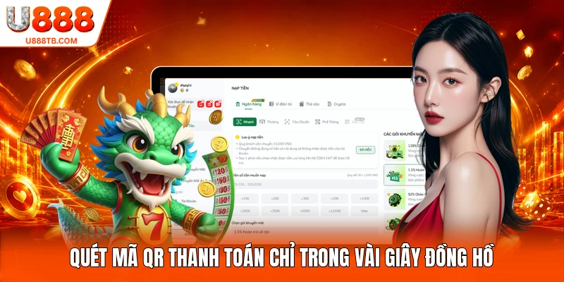 Quét mã QR thanh toán chỉ trong vài giây đồng hồ